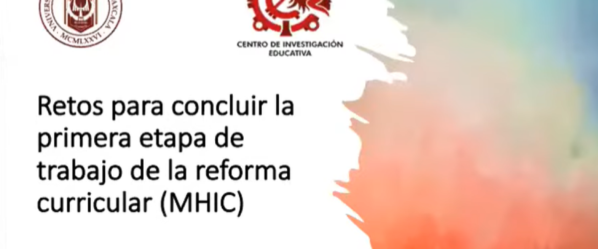 6812_Retos para concluir la primera etapa de trabajo de la reforma curricular