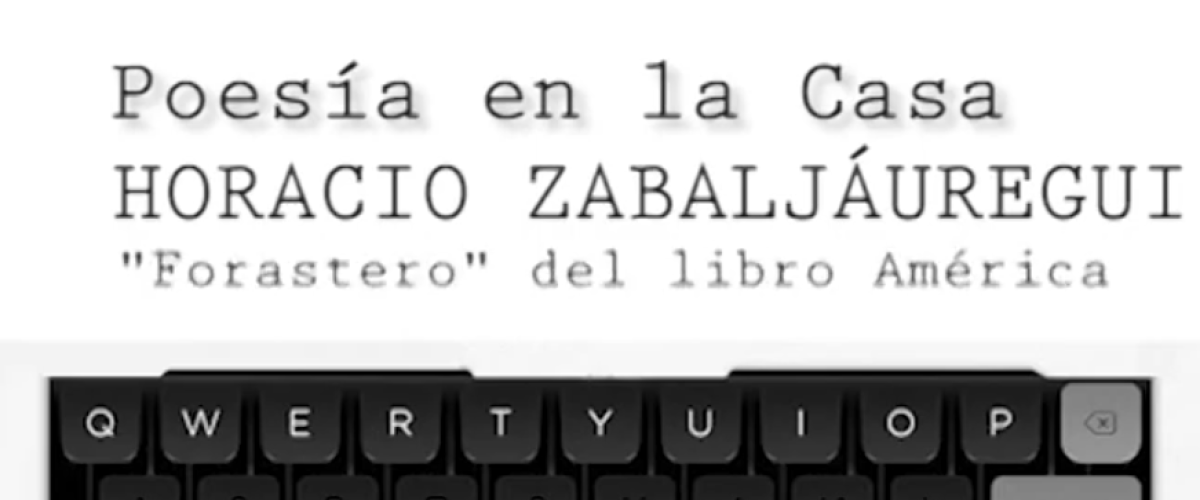 8197_Poesía en la Casa_Horacio Zabaljáuregui - Forastero- del libro América